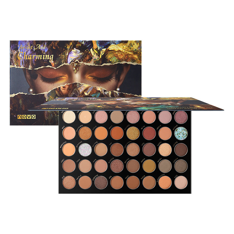 Paleta de Sombras Multicoloridas para Olhos Pérola Terra - O Retalho