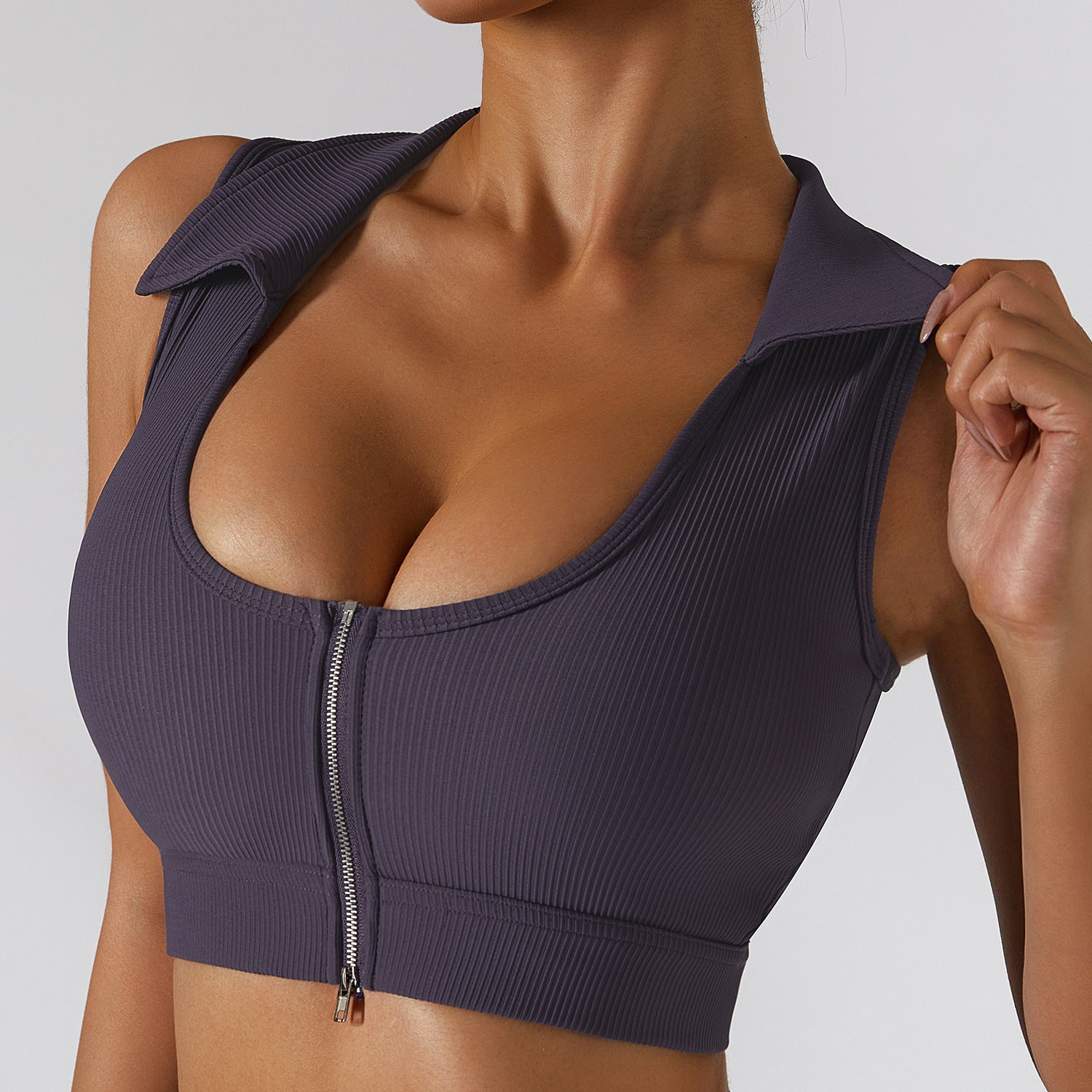 Conjunto de Ginástica com Zíper - Estilo e Conforto com Toque Moderno para Mulheres - O Retalho