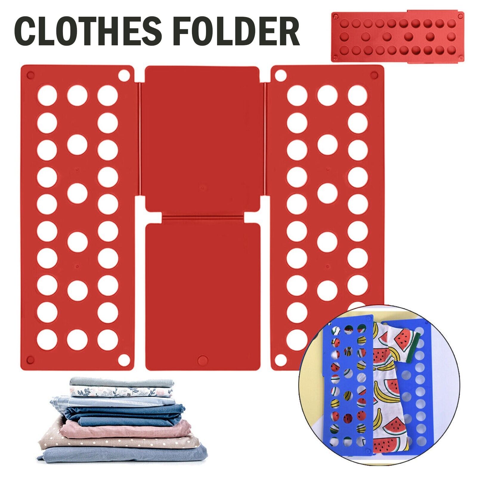 Clothes Folder Kids Folding Board Laundry Organizer T-Shirt Fast Fold Children - O Retalho