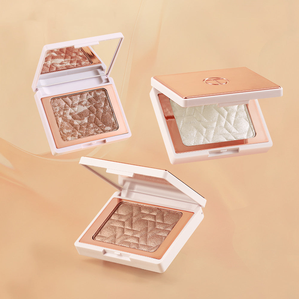 Star Shattered Glitter Highlighter Face Makeup Blush - O Retalho