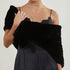 Women's Wool Shawl Knitted Outerwear - O Retalho