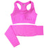 Conjunto Leggings de Cintura Alta e Top Crop Fitness Esportivo - O Retalho