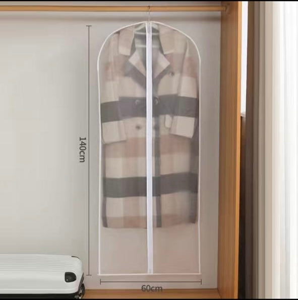 Bolsa Transparente Protetora à Prova d'Água e Poeira para Roupas