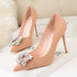Women Pointed Toe Fashion High Heel Shoes - O Retalho
