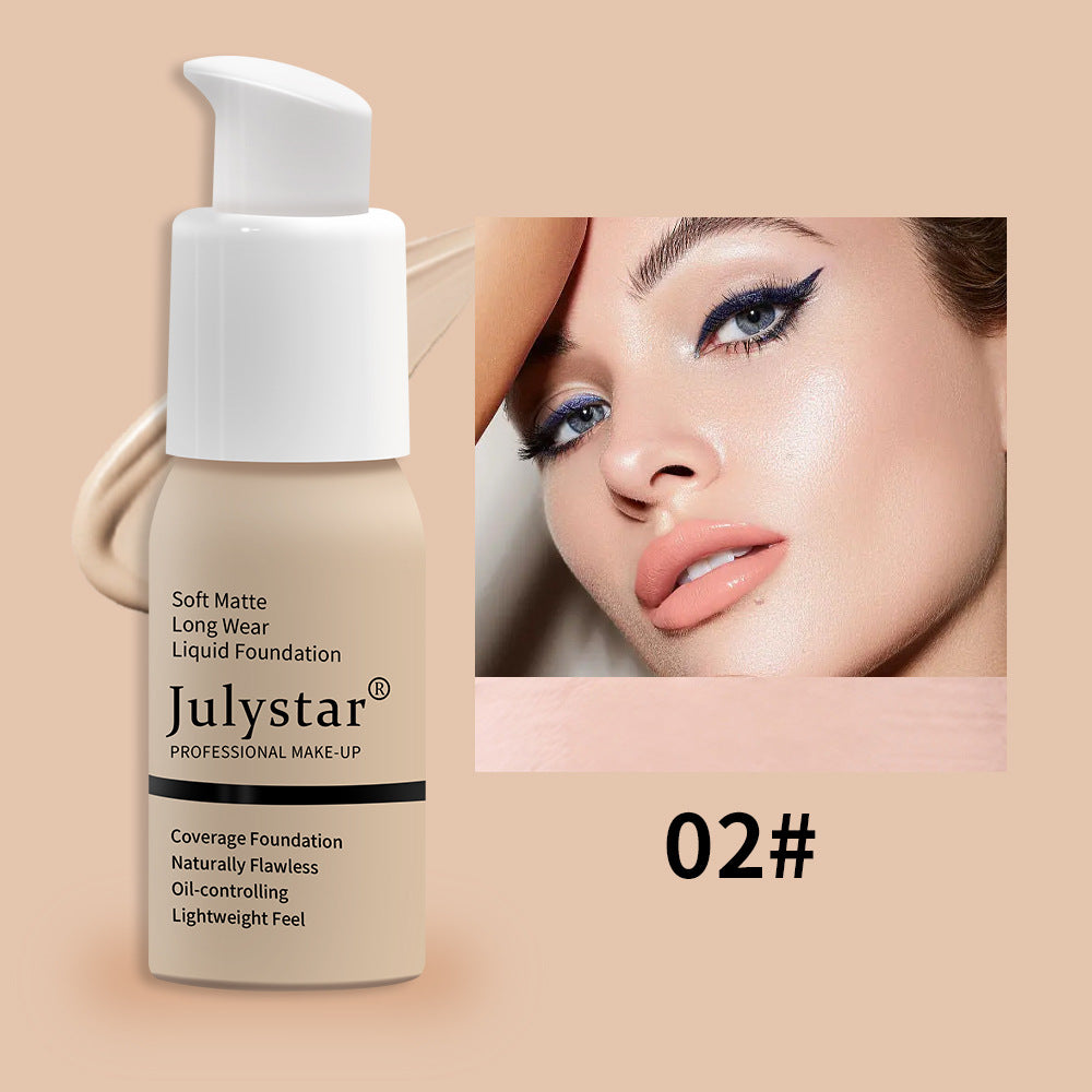 Waterproof Lasting Non Take Off Makeup Concealer Liquid Foundation Beauty Makeup - O Retalho