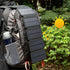 Carregador solar portátil com saída USB 5V 2.1A
