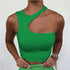 Crop top Ombro Cavando Irregular - O Retalho
