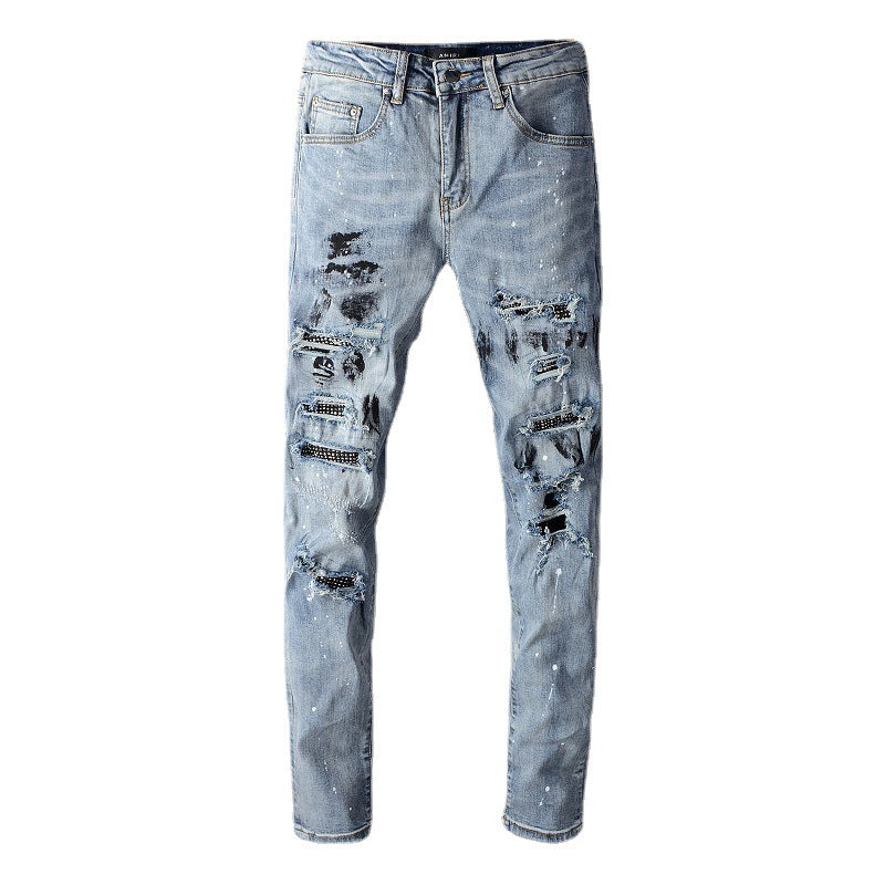 Calça Jeans com Detalhes Únicos - O Retalho