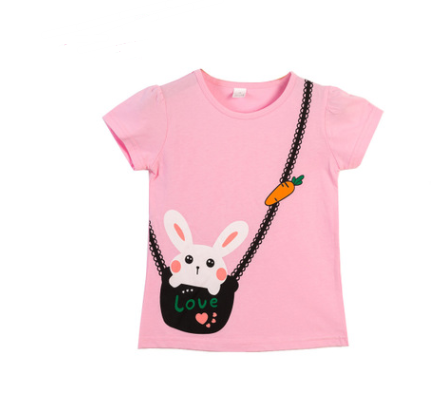 blusa infantil de algodão Manga curta - O Retalho