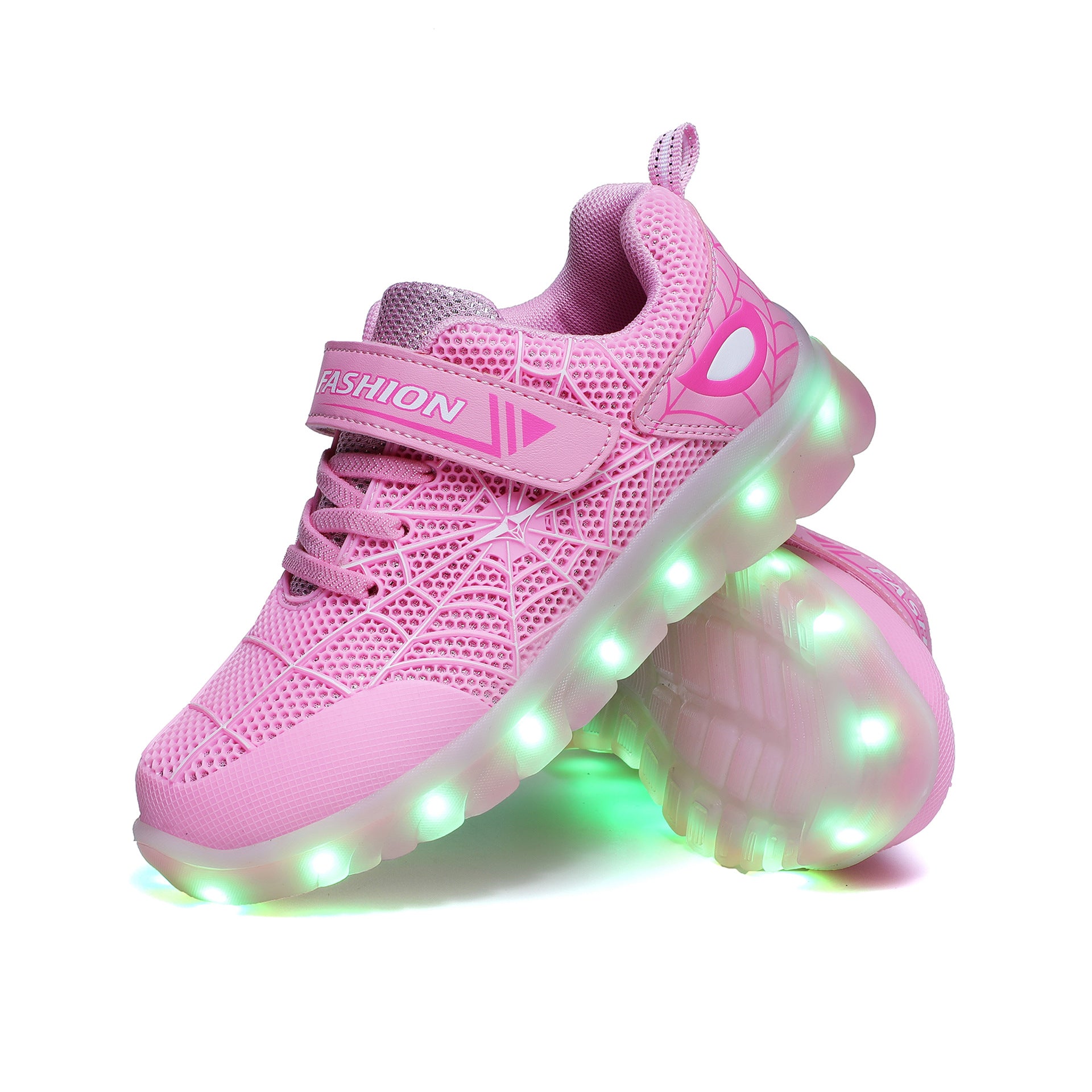 Sapatos Infantis com LED USB Recarregável e Velcro - O Retalho