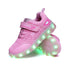 Sapatos Infantis com LED USB Recarregável e Velcro - O Retalho