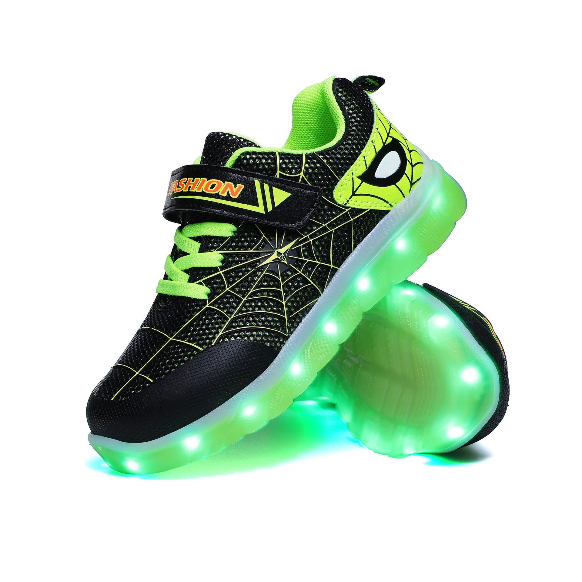 Sapatos Infantis com LED USB Recarregável e Velcro - O Retalho