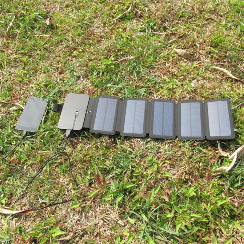 Carregador solar portátil com saída USB 5V 2.1A