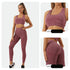 Conjunto Leggings de Cintura Alta e Top Crop Fitness Esportivo - O Retalho