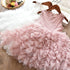 vestido de renda infantil de princesa - O Retalho