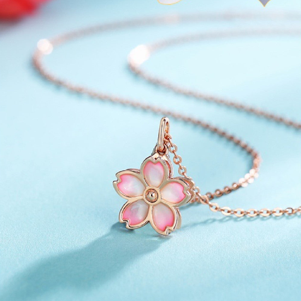 Colar de prata esterlina de moda para mulheres - O Retalho
