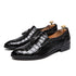 Sapatos de couro pontudos para homem - O Retalho
