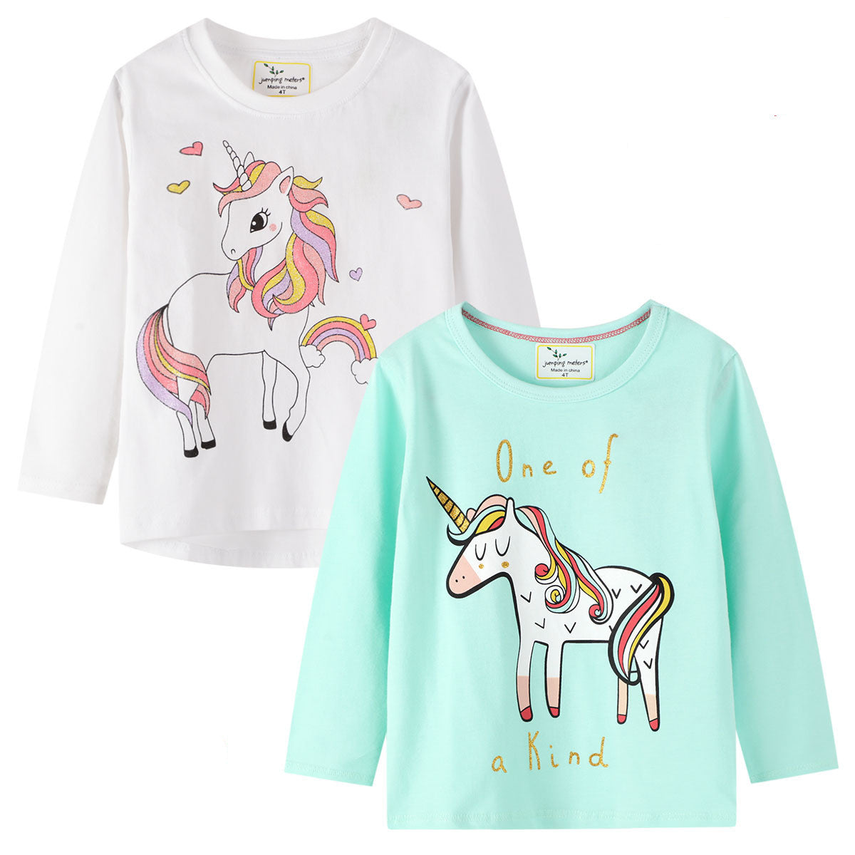 camisolas com desenho de unicórnio de meninas para inverno - O Retalho