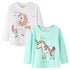 camisolas com desenho de unicórnio de meninas para inverno - O Retalho
