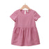 Vestido para meninas com design top e bolsos - O Retalho