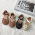 Sapatos femininos com sola macia e biqueira trançada - O Retalho