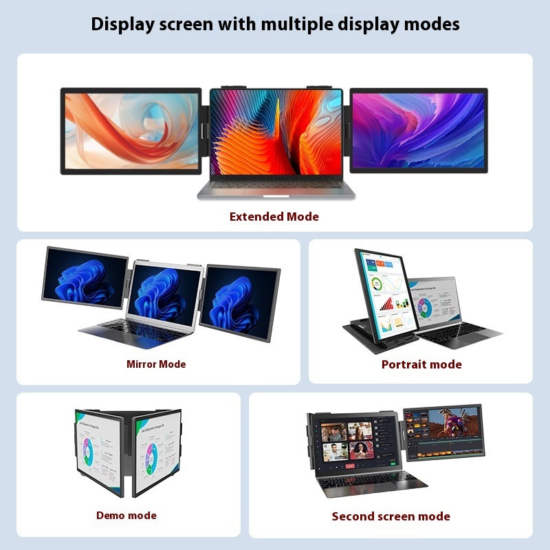 Monitor 14” Full HD Duplo para Laptop