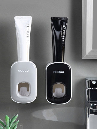 Prático Elegance: Suporte Automático de Pasta de Dentes Montado na Parede - O Retalho