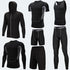 Conjunto de Roupas Esportivas para Corrida Masculina - 7 Peças para Corrida, Basquete e Academia - O Retalho