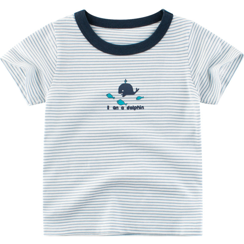 Nova camiseta de manga curta para menino - O Retalho