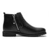 sapatos formais de couro para homens com ziper lateral - O Retalho