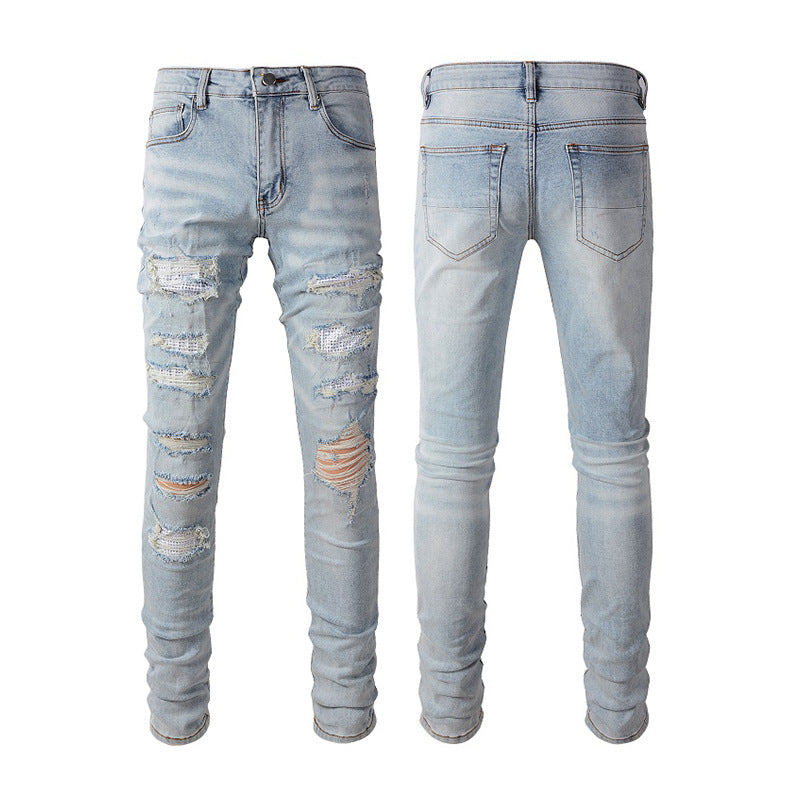 calças slim fit - O Retalho