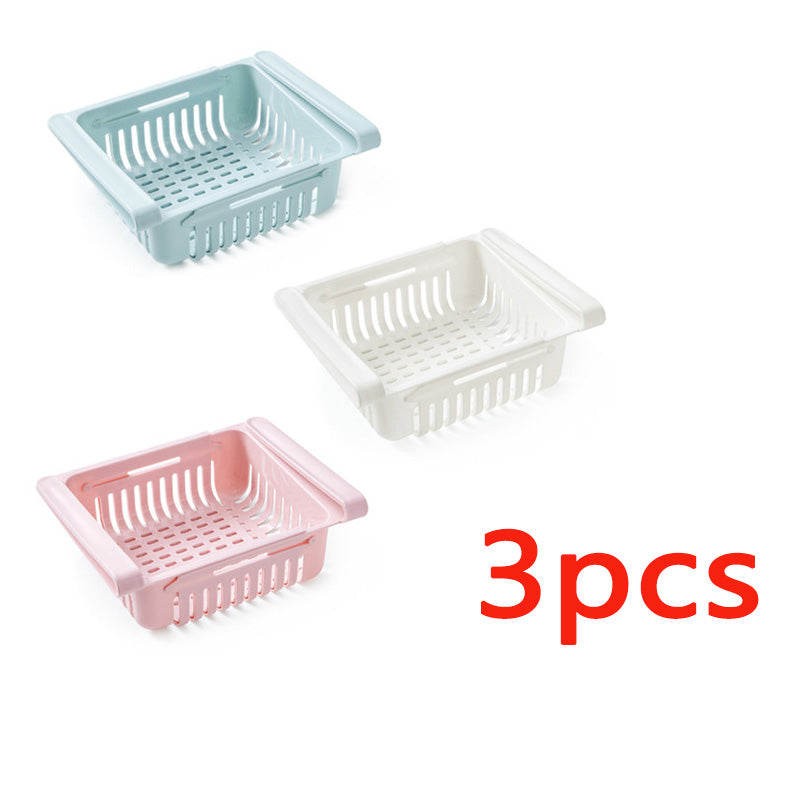 Organizador de Geladeira com Design Ajustável - Mantenha Sua Cozinha Organizada - O Retalho