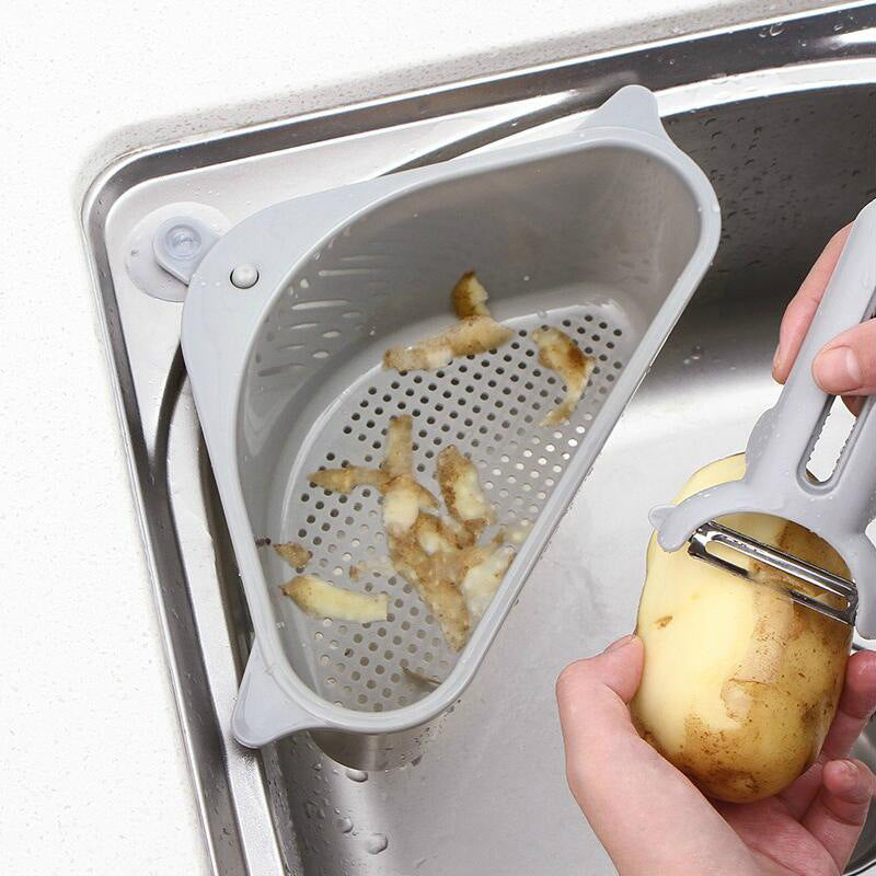 Suporte Multiuso Triangular para Utensílios de Cozinha - O Retalho