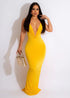 Vestido Fashion Sem Costas em Cor Sólida. - O Retalho