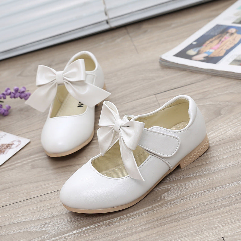 Sapatos de couro elegantes e estilosos para meninas - O Retalho