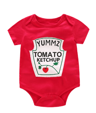 Cartoon fruit alphabet short sleeve - O Retalho