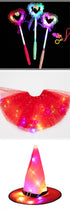 Magical & Luminous LED Princess Halloween Tutu Skirt Sequins Shiny Skirt - O Retalho