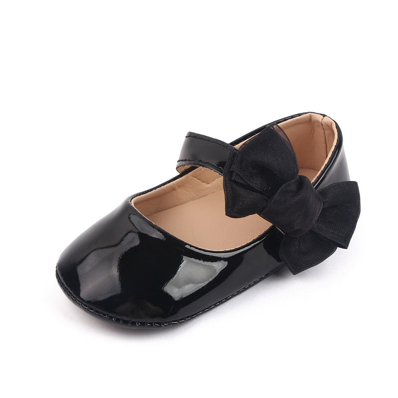 Sapatos infantis fofos de couro para meninas - O Retalho
