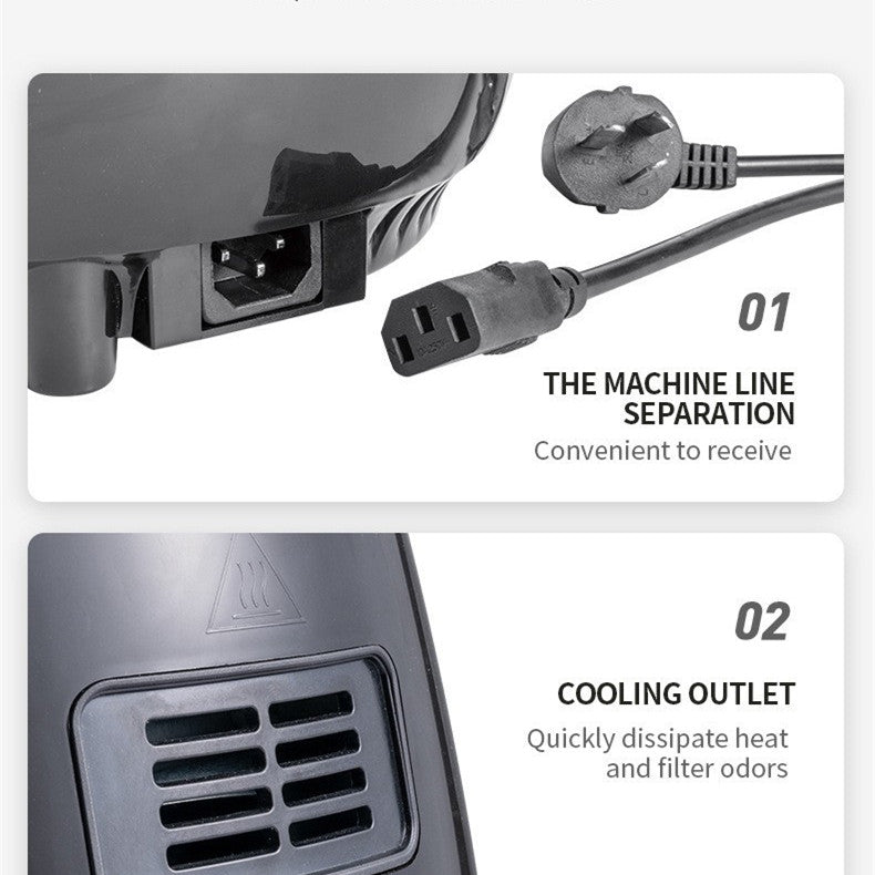 Fritadeira Elétrica Inteligente Smart Touch para Casa (Air Fryer)