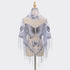 Lace Hollow-out Solid Color Triangle Women's Scarf - O Retalho