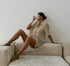 Underwear Double-layer Gauze Pajamas Three-piece Short Sleeve Shorts