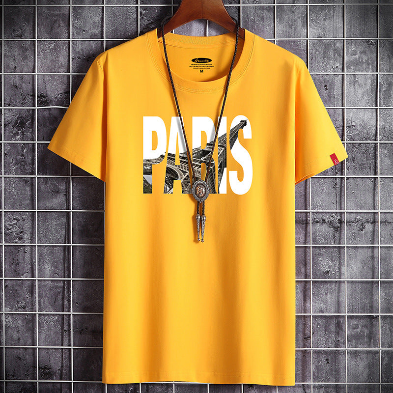 Camiseta para verão casual manga curta - O Retalho