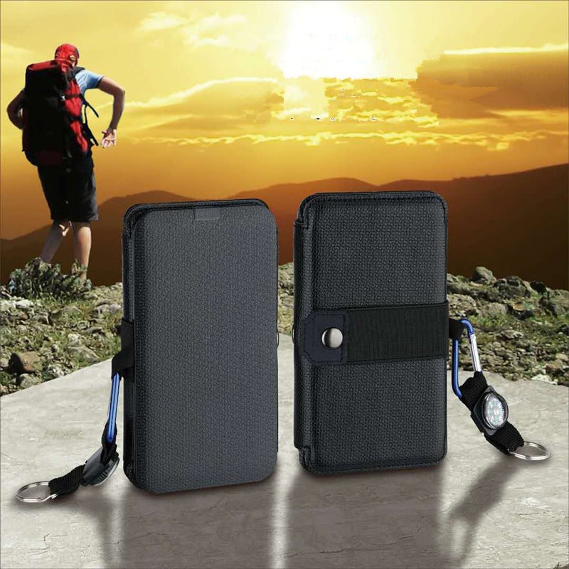 Carregador solar portátil com saída USB 5V 2.1A