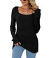 Blusa manga longa casual - O Retalho