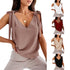 Blusa com alças em laços com decote em V - O Retalho