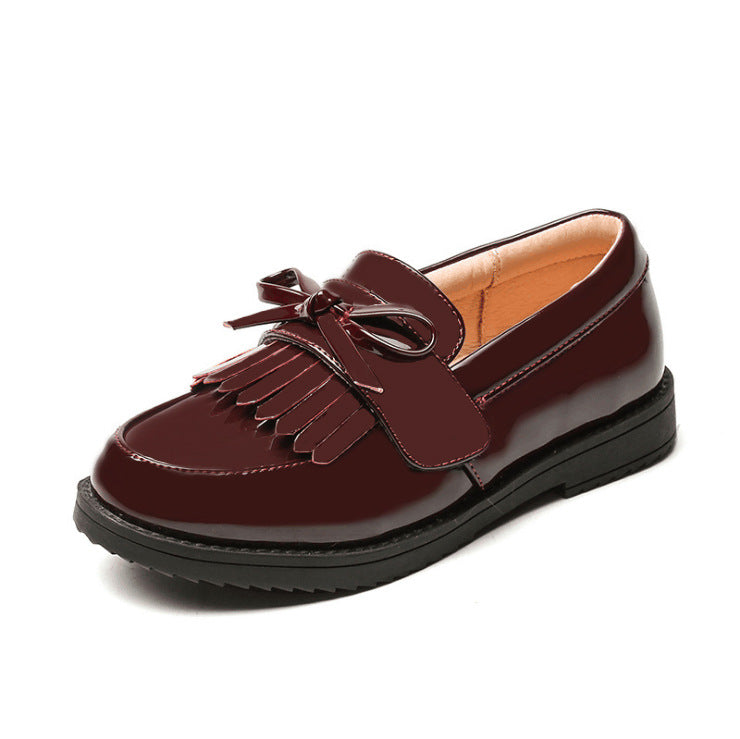New Korean Black British Style Casual Shoes - O Retalho