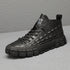 🔥Sapatos de couro de cano alto quentes e elegantes para homens - O Retalho