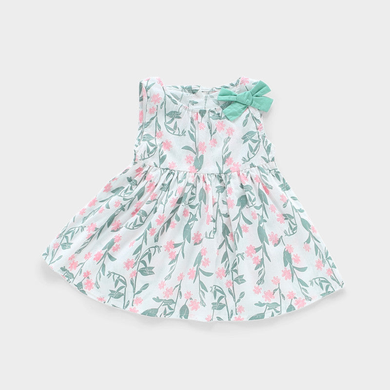 Vestidos para meninas com estampa de flores - O Retalho