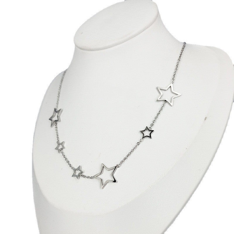 Colar Para Mulheres Design de Estrelas - O Retalho