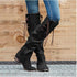 New product square heel mid-heel high boots women - O Retalho